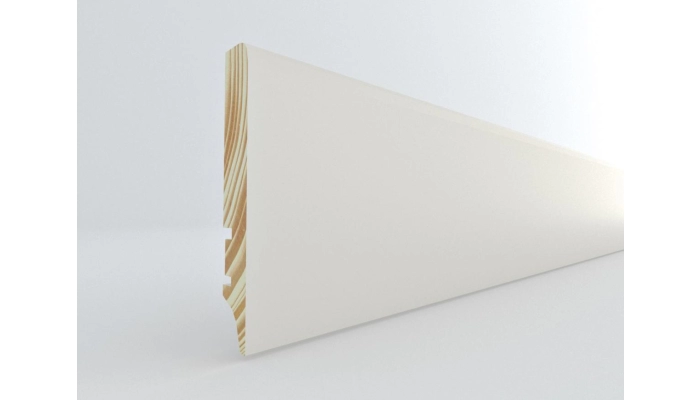 Listwa drewniana biała